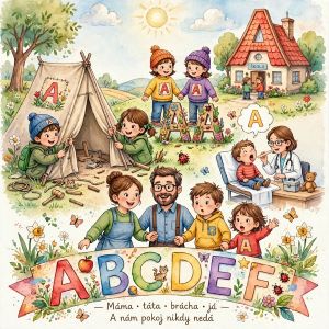 Dětské básničky Jiřího Ryšánka: A (z rubrik Říkanková abeceda, Zhudebněné básničky)