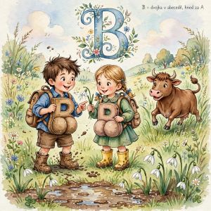 Dětské básničky Jiřího Ryšánka: B (z rubrik Říkanková abeceda, Zhudebněné básničky)