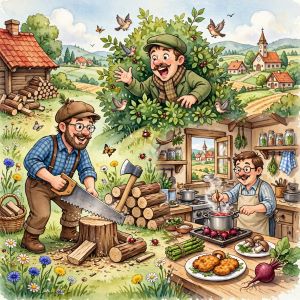Dětské básničky Jiřího Ryšánka: Ř (z rubrik Básničky o jídle, Logopedické básničky, Říkanková abeceda)